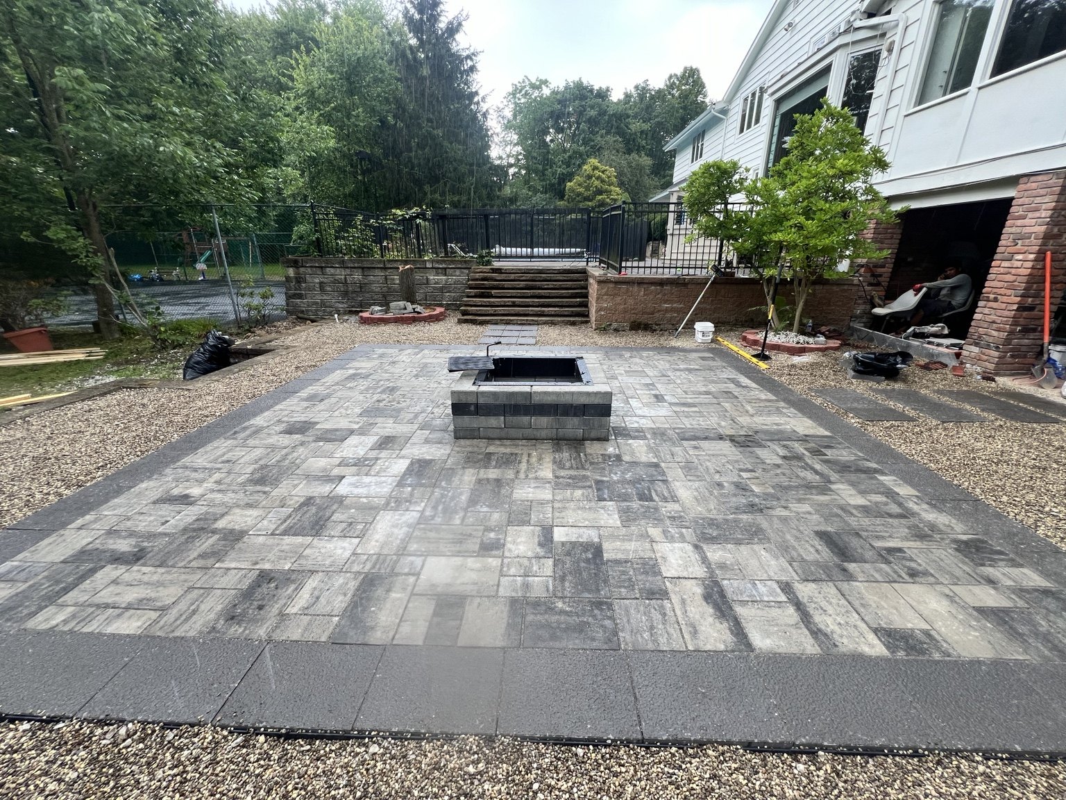 Patio and hardscape project